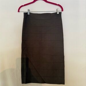 BCBGMaxAzria Charcoal Pencil Skirt